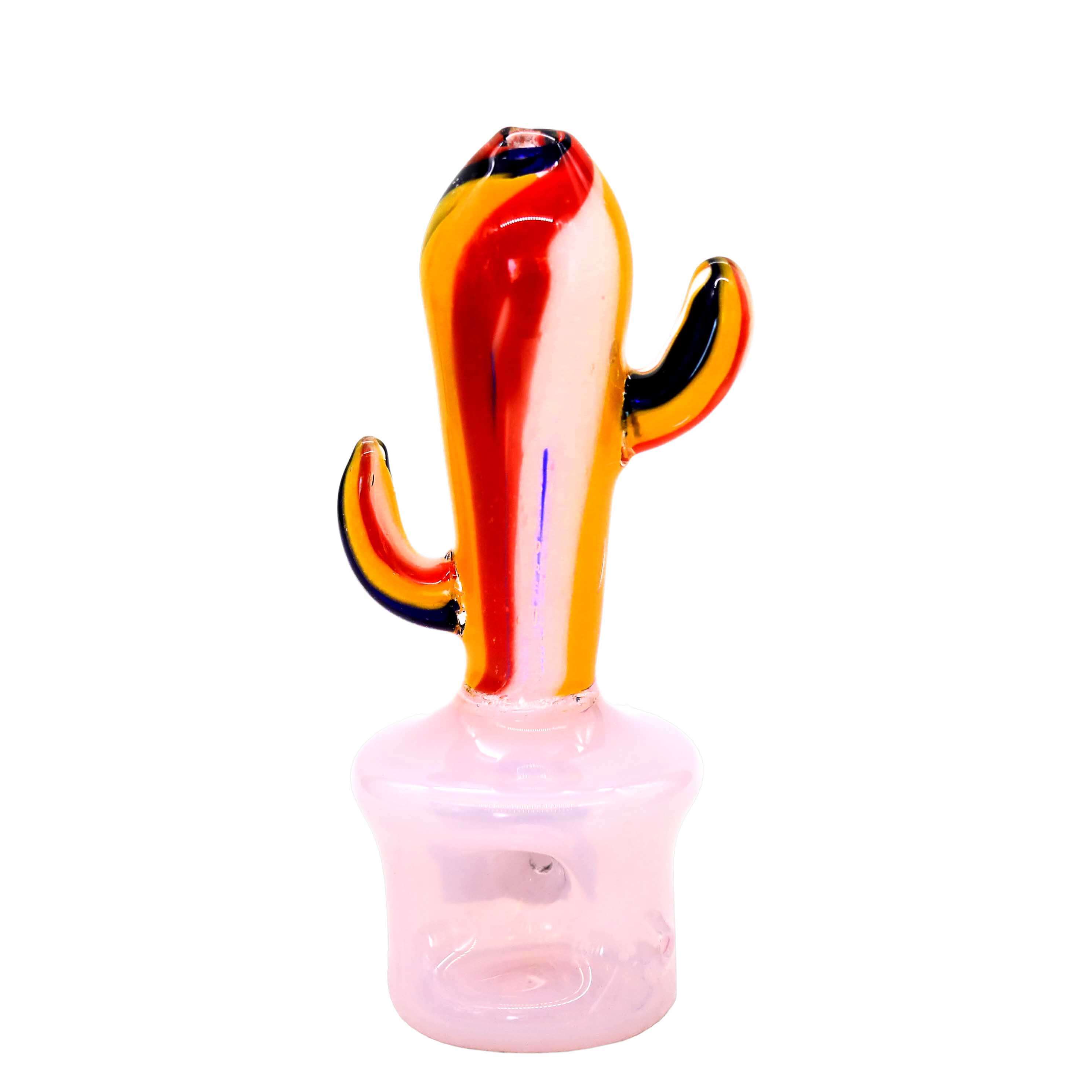 Cactus Plant With Base Handpipe (SB-7015) | 5 inch product image